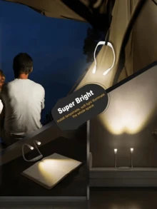 Neck-Hanging/Wearable Light, Equipped With 360-Degree Rotatable LED Reading Light And Three Adjustable Brightness Levels. Suitable For Bedside Table, Office And Home Environment. Can Be Used As Bedside Lamp Or Desk Lamp; Modern Design; Made Of Durable Material - A - 查看 4