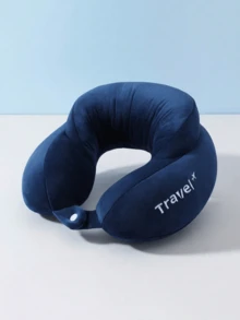 Gối ngủ trưa chữ U bằng mút mềm nhớ hình, gối đỡ đầu di động unisex, thiết yếu cho máy bay, ô tô, nhà ở, ghế tựa - Nhiều màu - Xem 15