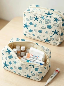 Neue Ouchie Pouch Aufbewahrungstasche Medizinischer Koffer/Kulturtasche/Reiseutensilien Tasche, farbenfrohes Design, geeignet für Medikamente, Kosmetik und Reiseutensilien, zufällig verteiltes bedrucktes Muster - Verschiedenfarbig - Übersicht 9
