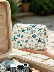 Neue Ouchie Pouch Aufbewahrungstasche Medizinischer Koffer/Kulturtasche/Reiseutensilien Tasche, farbenfrohes Design, geeignet für Medikamente, Kosmetik und Reiseutensilien, zufällig verteiltes bedrucktes Muster - Verschiedenfarbig - Übersicht 2