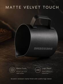 SMEGGEMS 304不鏽鋼斜口牛奶杯，加厚專業拿鐵拉花咖啡配件 - 查看 8