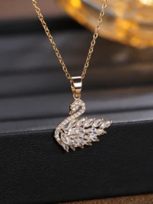 1pc Minimalist Versatile Fashionable Niche Design Luxury Collarbone Necklace Jewelry, Suitable For Women As Gift And Daily Wear - Necklace - View 6