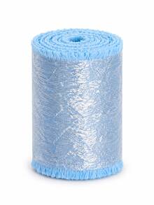 1 Roll Multi-Color Silk Chiffon Ribbon, 1.5 Inch X 4.92 Yards, Frayed Edge Shiny Satin Ribbon, Suitable For Wedding Bouquet Packaging, Gift Box Wrapping, Cake Decoration, Hair Bow DIY Crafts, Bridal Invitation Cards, Party And Holiday Decoration Supplies - Gold Foil Chiffon Ribbon - View 16