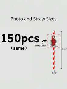 Customized Personalized Fun Photo Straws, Bride Face With Veil Straws, Bride Face Straws With Face Sequins, Groom And Bride Head Party Decorations, Wedding Decorations, Fun Photo Decorations, Add A Touch Of Fun And Personalization To Your Wedding! - Multicolor - View 13