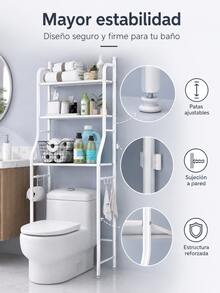 Over-The-Toilet Storage - White - View 6