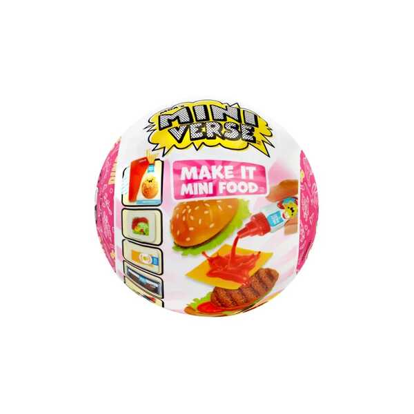 MGA Entertainment Make It Mini Food Diner 系列 3 壽司餐廳套裝迷你收藏品 - MGA's Miniverse，盲盒包，DIY，手工藝，樹脂玩具，仿真食物，不可食用，收藏家（隨機）