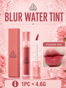 3CE Watery Matte Lip Gloss #CHASING ROSE 4.6g, hasil akhir matte lembut, tidak lengket, membentuk lapisan untuk mengunci warna hanya dengan sekali oles, tahan lama, kebutuhan sehari-hari. - #MENGEJAR ROSE - View 5