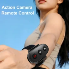 BT 5.3 Wireless Remote Control, Compatible With DJI Action 4/5 Pro/6, Compatible With Insta360 X3/X4/X5 Rechargeable Action Camera Controller, Remote Distance Up To 10 Meters - Multicolor - View 9