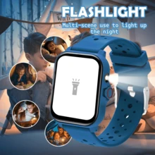 Smartwatch For Kids-Features Music Playback, A Pedometer, A Calculator, Activity Tracking, A Colorful Design, An Alarm Clock, And A Flashlight. It Makes An Ideal Gift For Children And Pre-Teens. - View 7