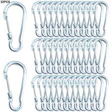 4/8/16/32pcs Gourd-Shaped Mini Spring Carabiner DIY Bag Key Chain Outdoor Multi-Function Hook Accessories - 3G Carabiner - View 14