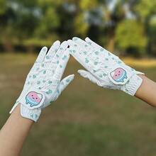 maxbase 1 Pair Women's Golf Gloves, Left And Right Hand Universal, Non-Slip, Breathable And Comfortable, Suitable For Sports And Cycling - A - View 4