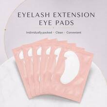 10/50/100/200/300/500pcs DIY Eyelash Extension Eye Pads, Eyelash Eye Pads Beauty Tools (Pink And Magenta) - Pink - View 2