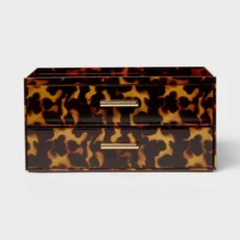 Leopard Print Stacking Drawers - Threshold™ - View 1