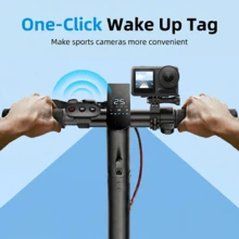 BT 5.3 Wireless Remote Control, Compatible With DJI Action 4/5 Pro/6, Compatible With Insta360 X3/X4/X5 Rechargeable Action Camera Controller, Remote Distance Up To 10 Meters - Multicolor - View 4
