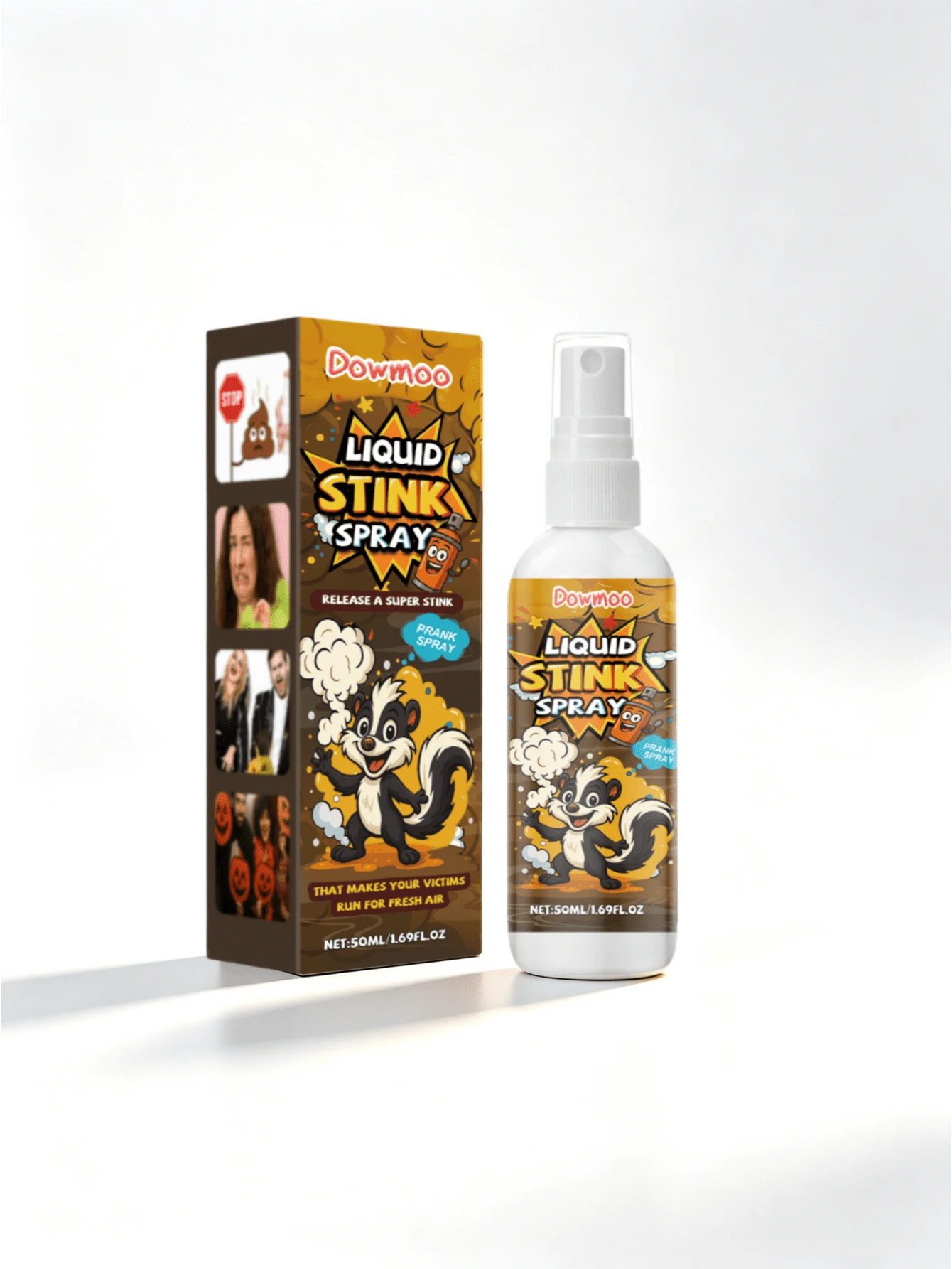 DOWMOO Liquid Stink Prank Spray, Long-Lasting Odor Gag Toy, Suitable For April Fools' Day And Party Jokes