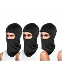 1/3/4/6Pcs Full Face Cover Ski Mask Balaclava Unisex Hood Cap Neck Gaiter UV Protector For Outdoor Sports Snowboard Travel - Multicolor - View 11