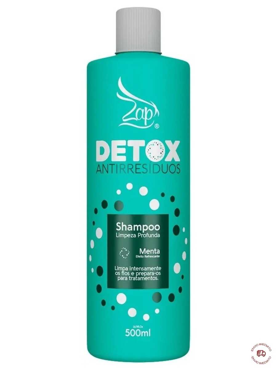 Shampoo Detox Antirresíduos Menta Zap 500ml - Shampoo - Visão 1