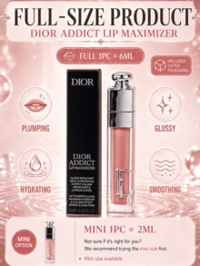 Dior Addict 豐唇蜜 #001，2ml 試用裝/6ml 正裝，豐唇保濕，24小時長效保濕，持久光澤，防暈染，可疊擦，滋潤雙唇，唇部護理 - 001 - 查看 5