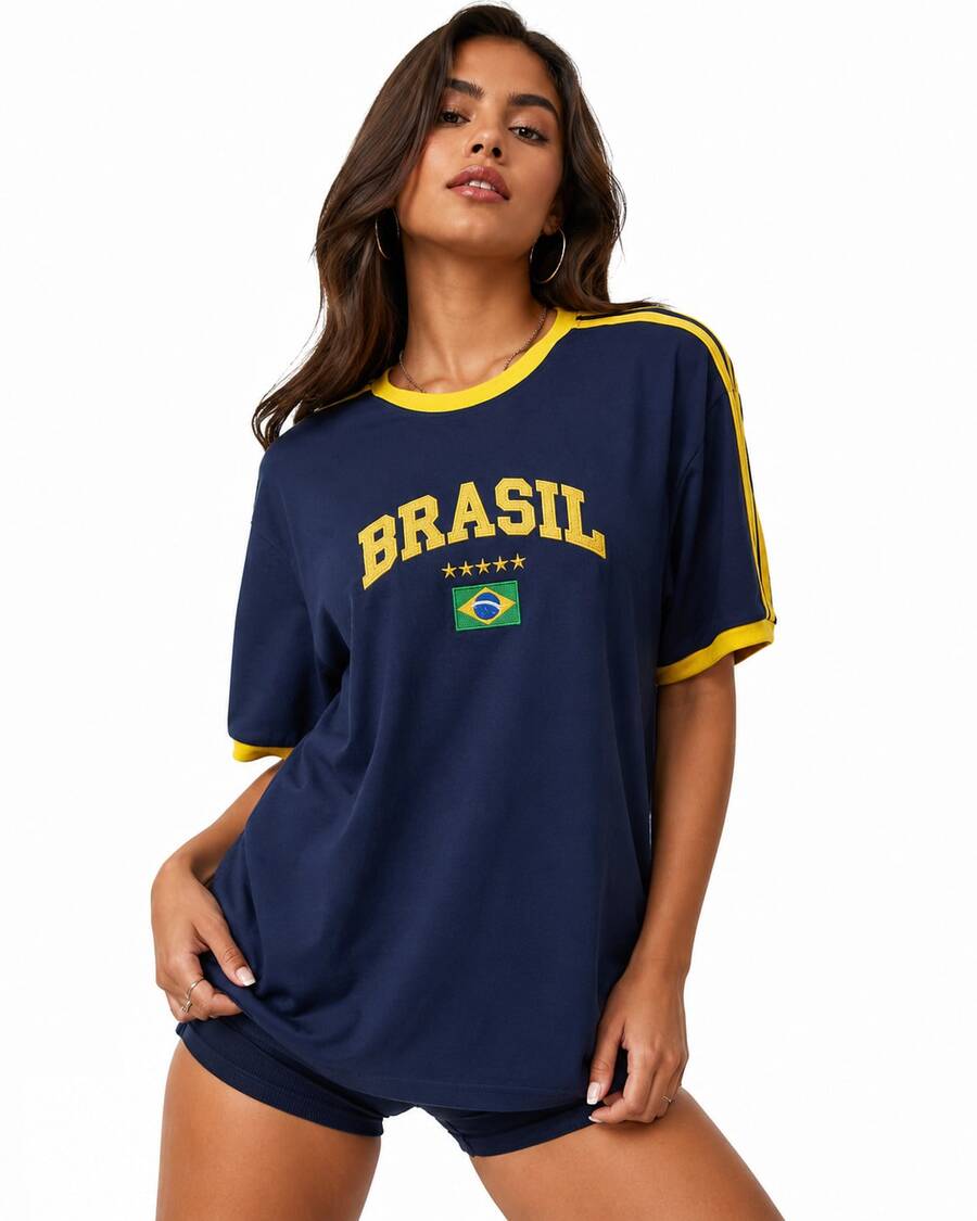 Women T-Shirts - Dark Blue - View 1