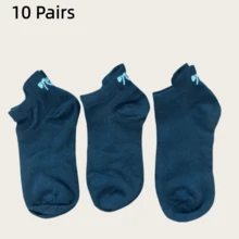 3/5/10/15 Pairs Women's Butterfly Pattern Short Socks, Summer Short Socks, Outdoor Casual Minimalist Style, Sweet Cute Butterfly Print, Suitable For Daily Wear - Black - View 5