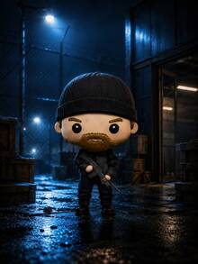 Netflix 1個《Stranger Things》官方授權 3D 動漫角色系列 神秘隨機款大袋夾鑰匙圈 Mike Wheeler 或 Eleven - 紅色 - 查看 11