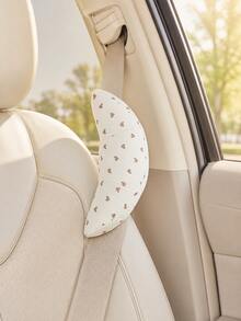 Cute Bear Pattern Seat Belt Pillow, Car Seat Belt Shoulder Pad, Soft Shoulder Cushion Neck Support Pillow, Universal Seat Belt Shoulder Pad, Seat Belt Protector, Heart Rabbit Pattern Car Interior Accessory, Suitable For Driving, Road Trips, Travel - A - View 16