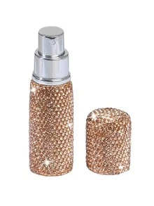 1pc Premium Rhinestone Perfume Travel Refillable Spray Bottle, 5ml Mini Spray Bottle, Vacuum Pressed Design, Moisturizing Cosmetic Sample - View 14