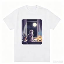 Christliches Grafik-T-Shirt für Männer "Glaube kann Berge versetzen" – Lässiges T-Shirt mit religiösem Zitat und Bergmotiv, Sommer-Geschenkset für Männer, Herren-Oberteil. - Schwarz - Übersicht 3