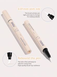 NOVO Pulpen Penghapus Riasan Mata Ujung Halus Tahan Air, Lembut dan Tidak Iritasi, Ideal untuk Memperbaiki Kesalahan Eyeliner, Sempurna untuk Riasan Ulang Saat Bepergian - 01# Pena Penghapus Riasan - View 7