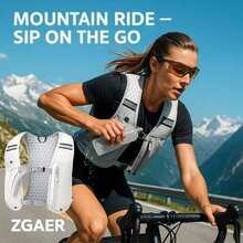 1pc Sports Running Vest Bag, Lightweight Breathable Mesh Back Panel, Dual-Use Waist & Chest Pack, With Large Main Compartment For Phone Storage, Ergonomic Hands-Free Design. Suitable For Fitness, Hiking, Cycling, Travel, Marathon, For Camping - Multicolor - View 4