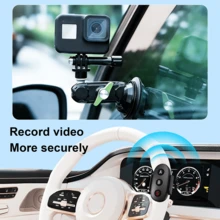 BT 5.3 Wireless Remote Control, Compatible With DJI Action 4/5 Pro/6, Compatible With Insta360 X3/X4/X5 Rechargeable Action Camera Controller, Remote Distance Up To 10 Meters - Multicolor - View 10