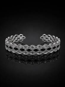 1pc French Court Style Elegant Exquisite Women's Bracelet, Versatile Daily Wear & Party Jewelry - Bracelet - View 8
