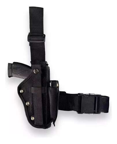 Piernera Tactica Tornillo Manga Para Pistola Universal Porta Cargador Ajustable