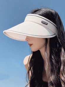 1pc 2025 Summer Outdoor New Foldable Anti-UV Empty Top Sun Visor Hat Essential Gear For Outdoor Anglers And Riders - Empty Top - View 3