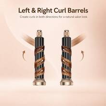 ATOPSKINS 5-In-1 Multifunctional Hot Air Styling Brush Set, Automatic Curling Barrel, Detangling Brush, Volumizing Round Brush, Multi-Heat Settings For Fine Hair, Suitable For Home, Salon, Commute, Travel, Party; Perfect Gift For Mother's Day, Valentine's Day, Three Kings Day, Carnival, St. Patrick's Day, Practical And Stylish Gift For Girlfriend, Mom - Multicolor - View 7