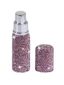 1pc Premium Rhinestone Perfume Travel Refillable Spray Bottle, 5ml Mini Spray Bottle, Vacuum Pressed Design, Moisturizing Cosmetic Sample - View 15