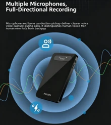PHILIPS VTR7900 AI Voice-To-Text Smart Recording Pen, Real-Time Transcription, High-Definition Noise Reduction, For Lawyers And Learning - View 4