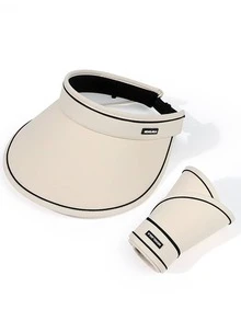 1pc 2025 Summer Outdoor New Foldable Anti-UV Empty Top Sun Visor Hat Essential Gear For Outdoor Anglers And Riders - Empty Top - View 5