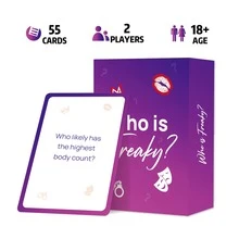 全新情侶桌遊卡片，包含55張對話卡設計，完美適合約會之夜或任何深化關係的時刻，也是情人節和聖誕節的絕佳選擇 - Who Is Freaky? - 查看 4
