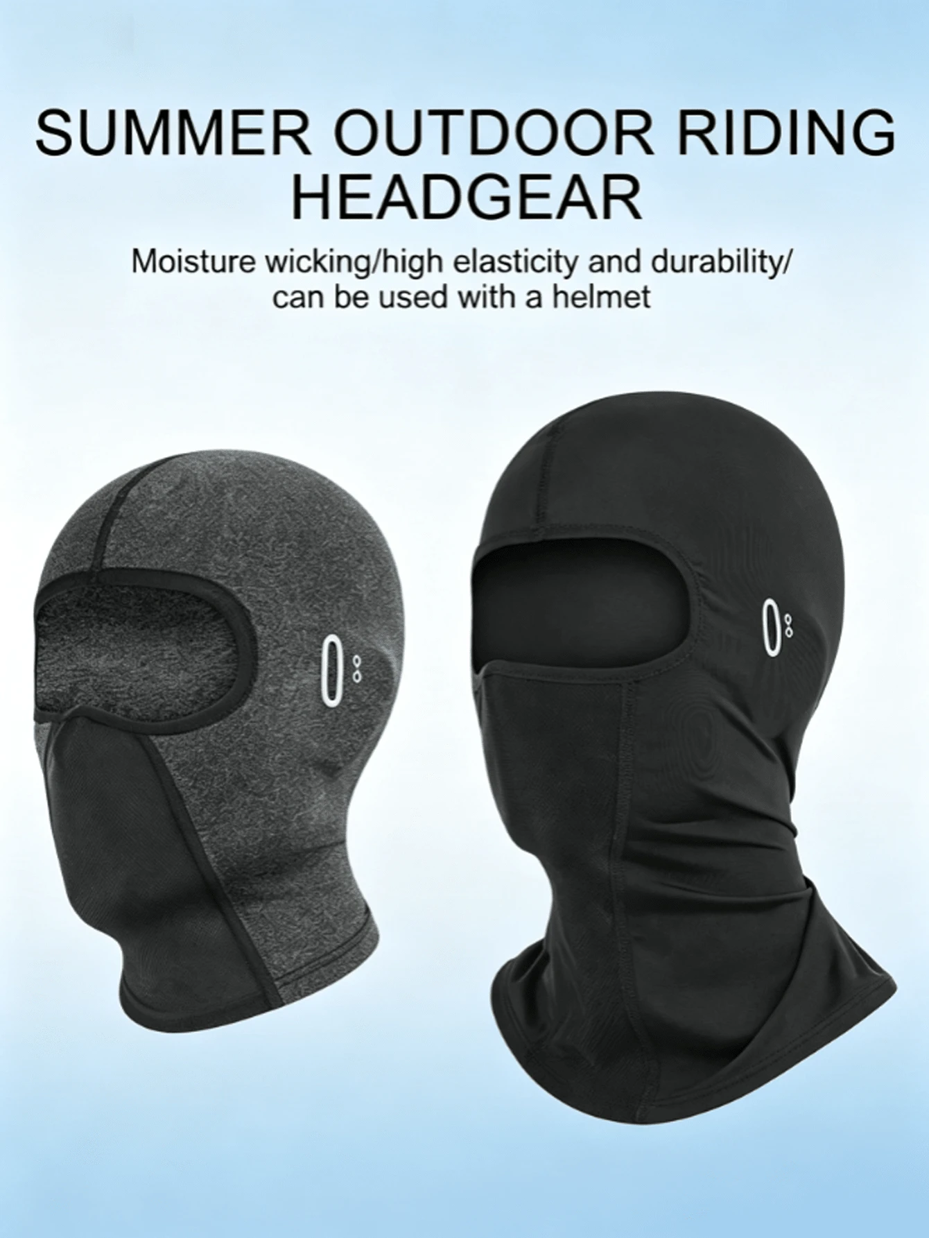 Balaclava Face Mask With Glasses Holes For Men Women Summer Cooling Shiesty Mask Sun UV Protection For Motorcycle Work Ski - Multicolor - View 1