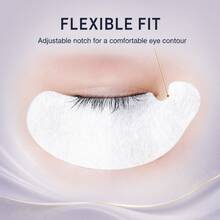 10/50/100/200/300/500pcs DIY Eyelash Extension Eye Pads, Eyelash Eye Pads Beauty Tools (Pink And Magenta) - Pink - View 6