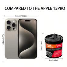 GKW 150g Plastic And Rubber Repair Paste, Black Crystal Polishing Agent, Car Scratch Repair, Tire Gloss And Interior Refurbishment, Anti-Aging And Anti-Fading, Car Beauty Repair And Polishing - 150g - View 12