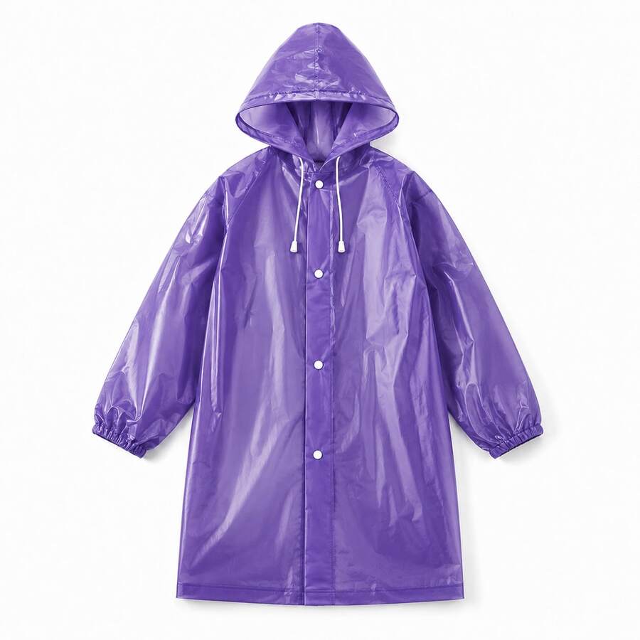 Reinforced And Reusable Kids' Waterproof - Purple - View 1