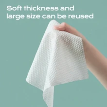 Large‑Size Ultra‑Soft Disposable Facial Towels,Esthetician Supplies Disposable Face Towels - Multicolor - View 4