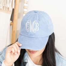 1pc Personalized Custom Embroidered Washed Baseball Cap, Vintage Distressed Dad Hat, Name Letter Embroidery Baseball Cap, Adjustable Cotton Trucker Hat, Y2K Streetwear Hat, Korean Minimalist Casual Sun Hat, Money Aesthetic Retro Hat, Couple Hat, Bridal Party Hat, Daily Commute Travel Sun Protection Hat, Unisex Fashion Gift, Christmas Gift - Multicolor 3 - View 3