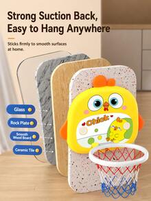 Kids' Indoor Basketball Hoop Toy, Portable And Adjustable In Height, Is The Perfect Birthday Gift For Little Kids, Especially Boys. - Chicken Basketball Set - View 5
