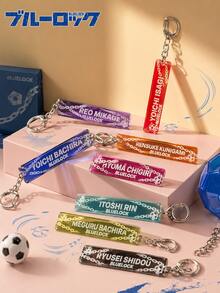 Blue Lock Character Name Pendant, Character Name Strip Keychain - Name Keychain Merchandise, Game Anime Merchandise - Collectible Toys, Bags, Keychains - Birthday Gift - Summer Toy Gift - Halloween Gift, Christmas Gift - Perfect Gift - Multicolor - View 1
