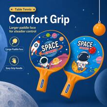 Hanging Space Table Tennis Sports Toy, Indoor Reaction Training Desktop Leisure Game, Adjustable Height Hand-Eye Coordination Trainer - Multicolor - View 4