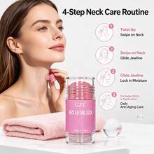 GZE Barra Levanta Cuello 40g/1.41oz Bola Rodante Barra Reafirmante de Cuello Portátil Crema Antienvejecimiento Reafirmante de Cuello Suaviza Líneas del Cuello Levanta la Línea de la Mandíbula - 40g - Ver 9
