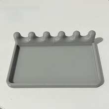3/1pc Brush Holder With Drip Tray, Portable Front Tray Design, Easy To Clean, Prevents Table Stains, Convenient To Carry, Space-Saving, Suitable For Watercolor, Acrylic And Oil Paint Brushes - Multicolor - View 12